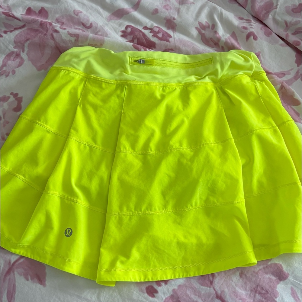 lululemon athletica Neon Yellow Women's Skirt